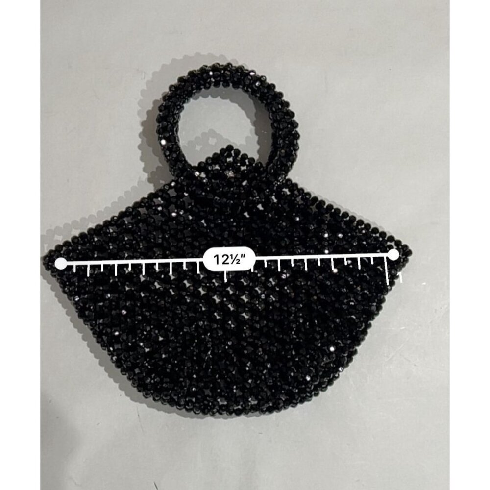 8 Other Reasons Geometric Top Handle Bag in Black - Picture 6 of 7